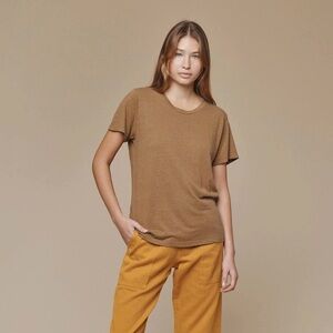 Jungmaven Lorel Tee in Apricot Crush
